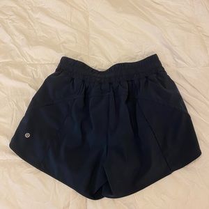Sz 10 Navy Lululemon Track That 5” Shorts